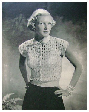 Vintage 1950s Knitting Pattern Book TWIN SET Sweaters +