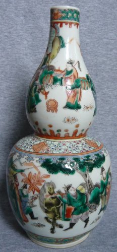China Qing Dynasty Guangxu time wucai china calabash