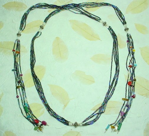 Mixed Stone + Bead Necklace