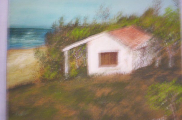 Milton Cairoli oil painting "Playa Las Flores"