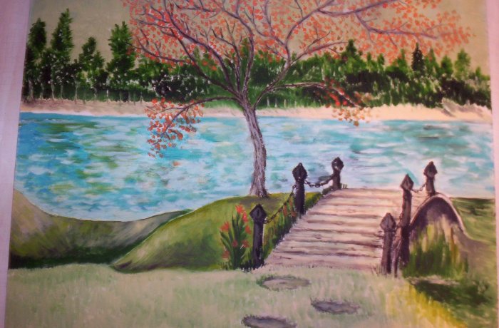 Milton Cairoli oil painting "Puentecito"