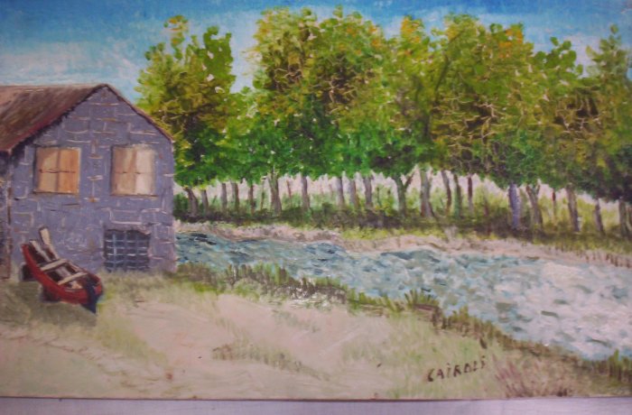 Milton Cairoli oil painting "Torrente"
