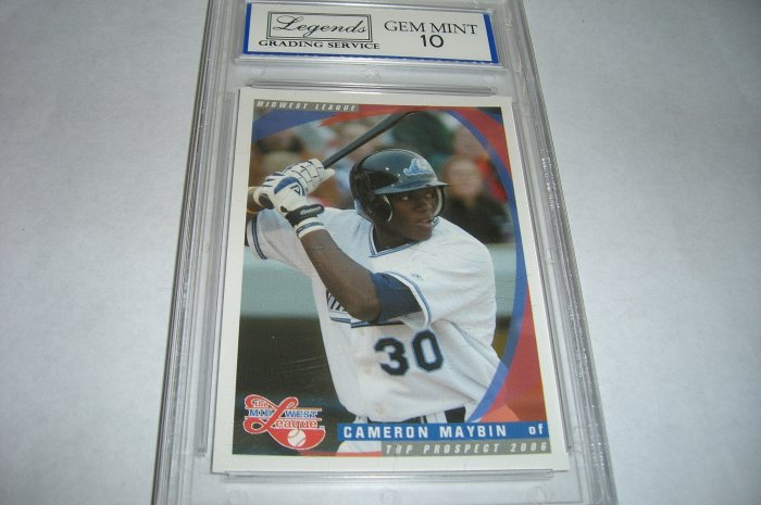 2006 "Cameron Maybin" Rookie Card Gem Mint 10