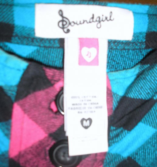 Soundgirl flannel dress-Size Medium