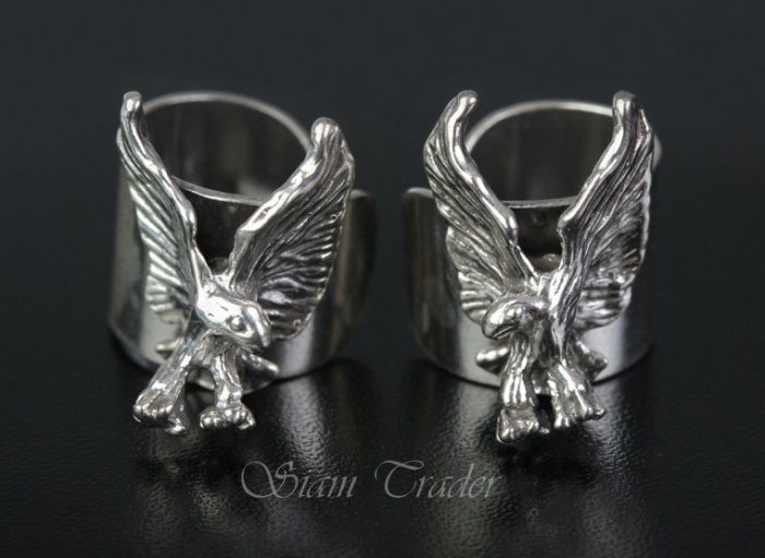 Sterling Silver Eagle Ear Cuffs AESS1283