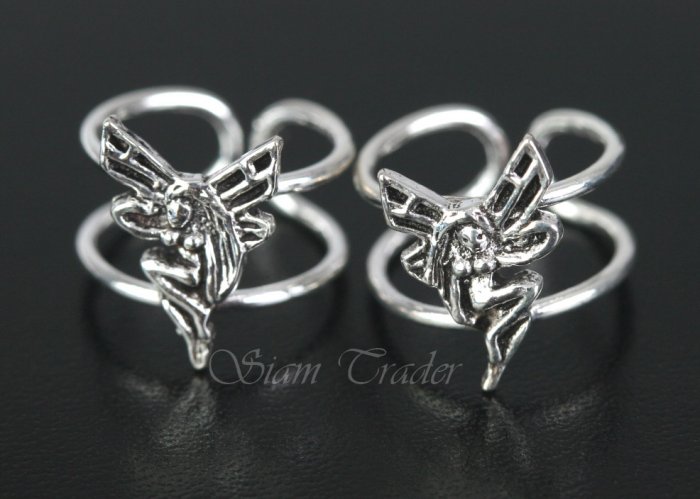 Sterling Silver - Fairy / Pixie Ear Cuffs CSS290