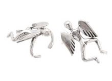 Sterling Silver Hugging Angel Ear Cuffs CSS360