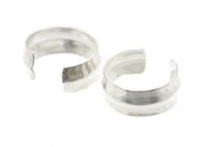Sterling Silver Classic Edged Band Ear Cuffs CSS94