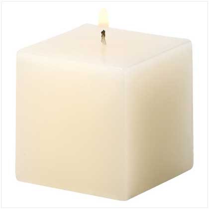 #39230 Ivory Vanilla Cube Pillar