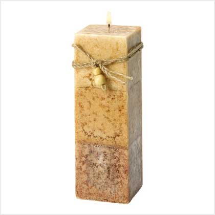 #39243 Rustic Wood Squared Pillar