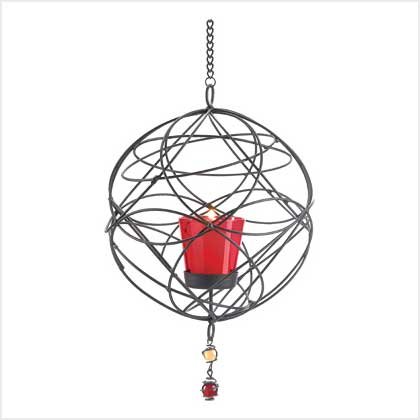 #38953 Wire Webwork Candleholder