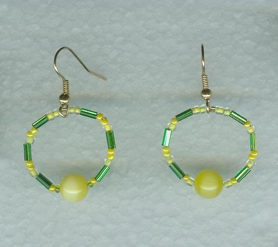 College Color Earrings