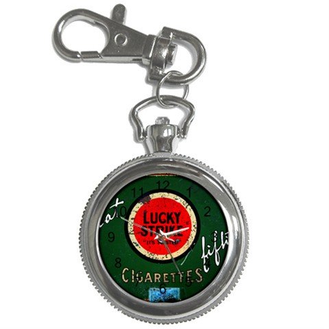 Vintage Looking Lucky Strike Cigarette case Pocket Watch 2 pictures, older looking one inside