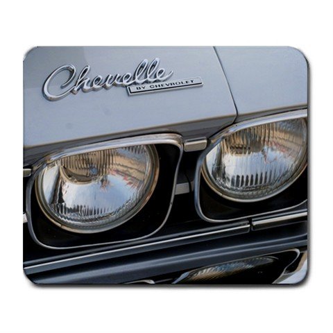 Mousepad Silver Chevelle classic car FREE SHIPPING