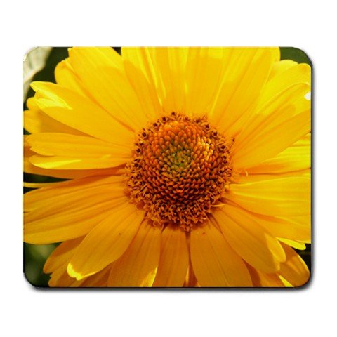 Mousepad Bright Yellow Flower like a daisy FREE SHIPPING