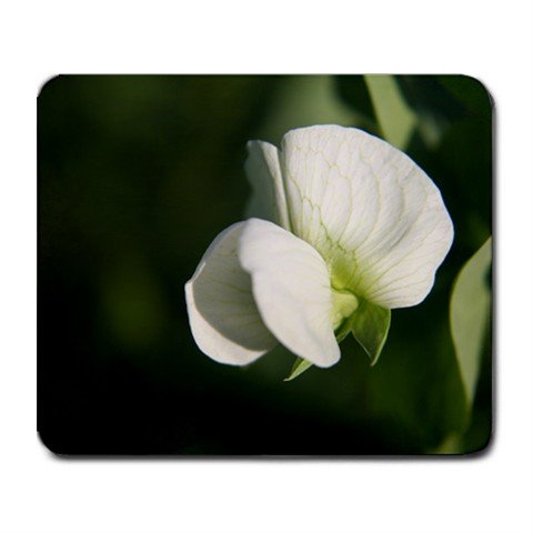 Mousepad FREE SHIPPING White sweet Pea