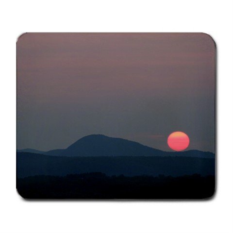 Mousepad FREE SHIPPING Pink sunset in the mountains