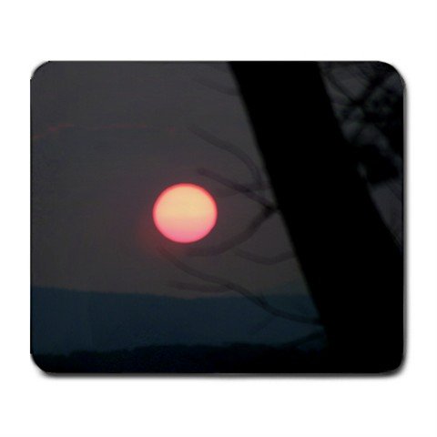 Mousepad FREE SHIPPING sunset behind tree