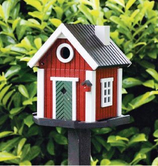 Handcrafted Country Farm Birdhouse