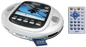 JWIN 3.6 Inch Portable DVD, CD and MP3 Player
