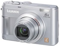Panasonic Lumix 5.0 Megapixel Digital Camera, 6x Optical Zoom, 4x Digital Zoom, 2.0 Inch LCD Display