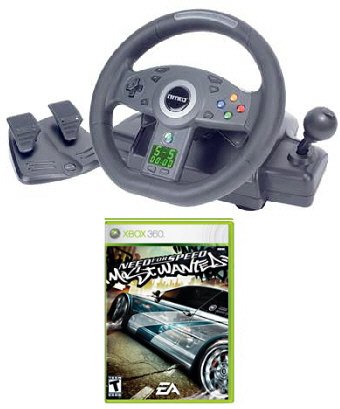 JOYTECH Nitro Racing Wheel for Xbox 360 + Need For Speed Xbox 360