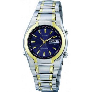 Casio Watch MTP1226G-1AV Two Tone Tough Solar Men's Watch