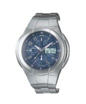 Casio Wave Ceptor Solar Powered Atomic Time Analog Digital Watch