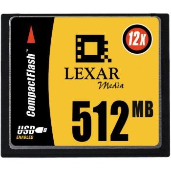 512MB High Speed 12X CompactFlash Card