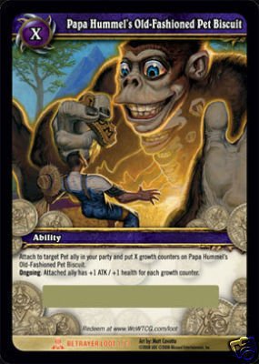WoW World of Warcraft TCG -- Papa Hummel's Old-Fashioned Pet Biscuit LOOT