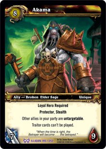 WoW World of Warcraft TCG -- Akama