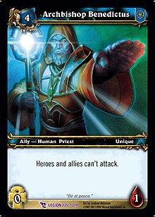 WoW World of Warcraft TCG -- Archbishop Benedictus