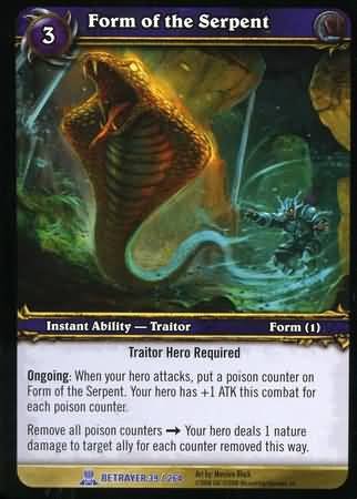 WoW World of Warcraft TCG -- Form of the Serpent