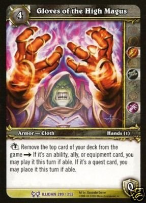 WoW World of Warcraft TCG -- Gloves of the High Magus