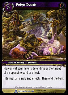 WoW World of Warcraft TCG -- Feign Death