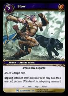WoW World of Warcraft TCG -- Slow