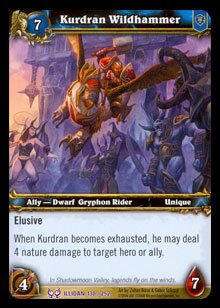 WoW World of Warcraft TCG -- Kurdran Wildhammer