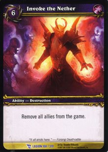 WoW World of Warcraft TCG -- Invoke the Nether