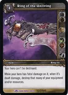 WoW World of Warcraft TCG -- Ring of the Unliving