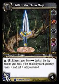 WoW World of Warcraft TCG -- Gift of the Elven Magi