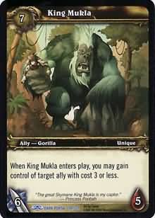 WoW World of Warcraft TCG -- King Mukla NON-Loot