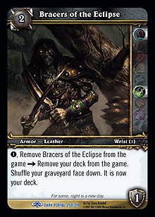 WoW World of Warcraft TCG -- Bracers of the Eclipse