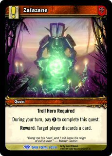 WoW World of Warcraft TCG -- Zalazane