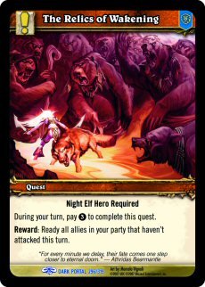 WoW World of Warcraft TCG -- The Relics of Wakening