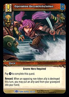 WoW World of Warcraft TCG -- Operation Recombobulation