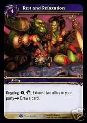 WoW World of Warcraft TCG -- Rest and Relaxation NON-Loot