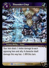 WoW World of Warcraft TCG -- Thunder Clap
