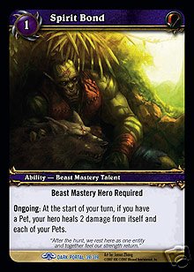 WoW World of Warcraft TCG -- Spirit Bond