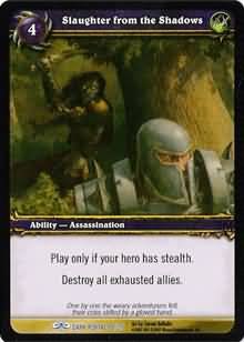 WoW World of Warcraft TCG -- Slaughter from the Shadows