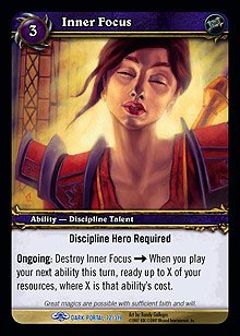 WoW World of Warcraft TCG -- Inner Focus